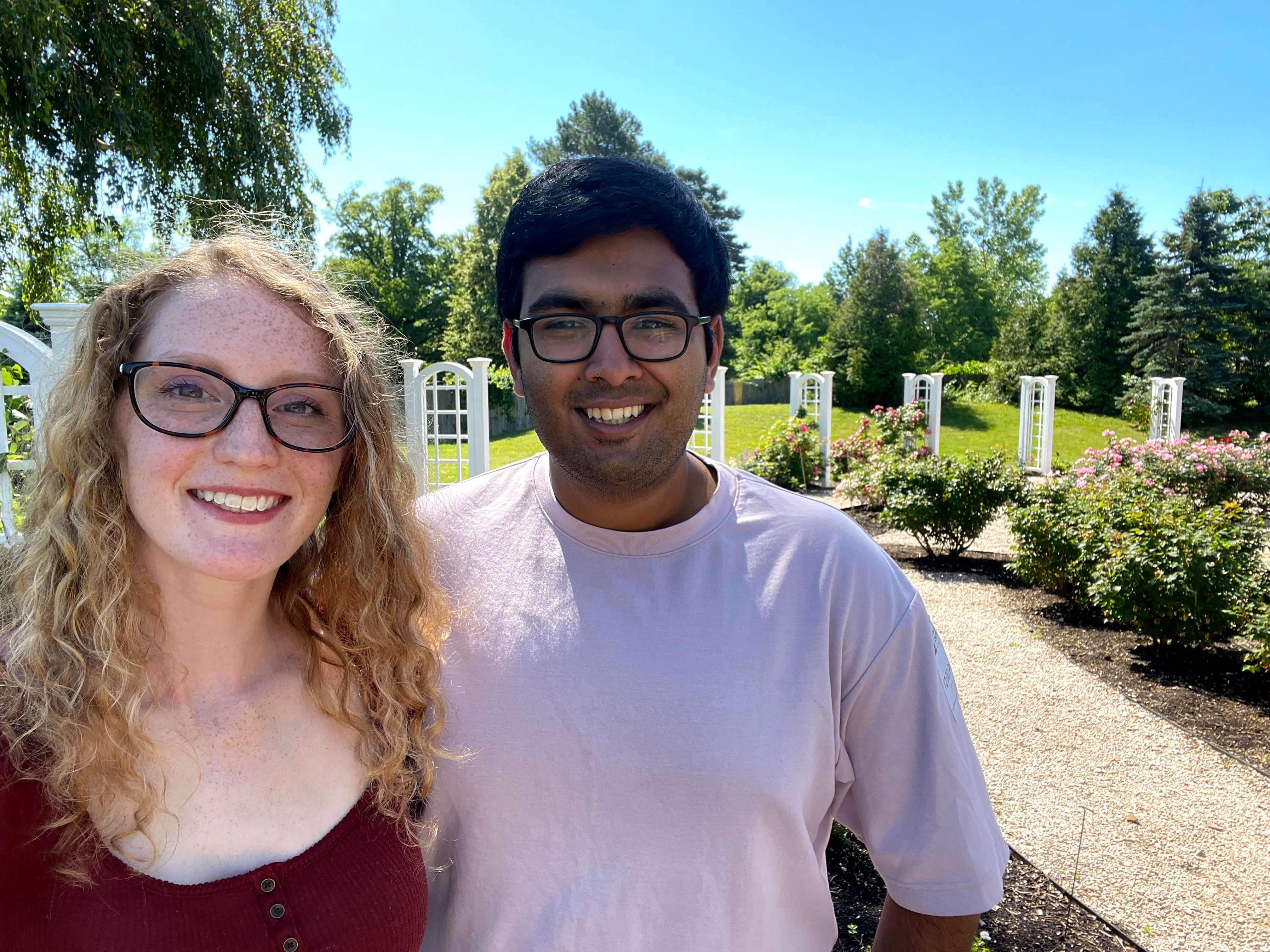 Alexa and Nishant in Providence